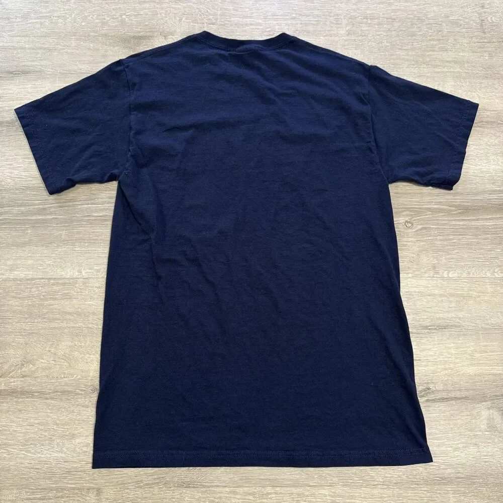 Mariano Rivera Shirt New York Yankees Moments Men's Blue Medium 100% Cotton